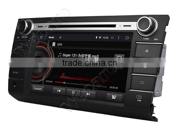 Wecaro WC-SS7668 7" Android 4.4.4 WIFI 3G touch screen car multimedia system for suzuki swift car dvd player gps 2004 - 2010