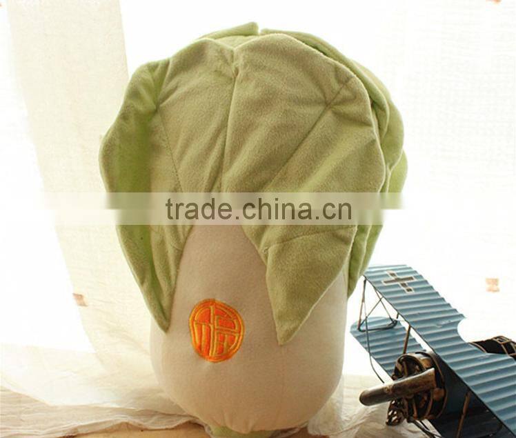 Cabbage pillow vegetables plush toys creative decorative pillow