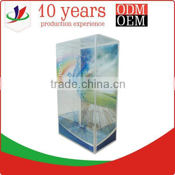 transparent plastic box for gift