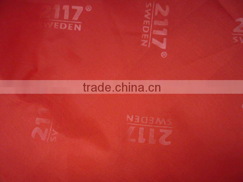 embossing lining polyester taffeta fabric