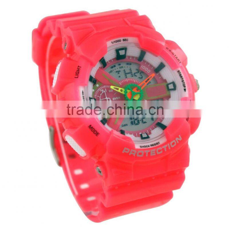 LP1369 Cheapest multifunction plastic 2016 design watches