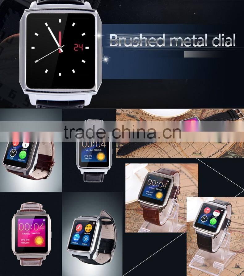 2016 Hot Bluetooth Smart Watch Wrist Watch U Smartwatch For Samsung S4/note2/3 Htc Lg Xiaomi Android Smart Phones