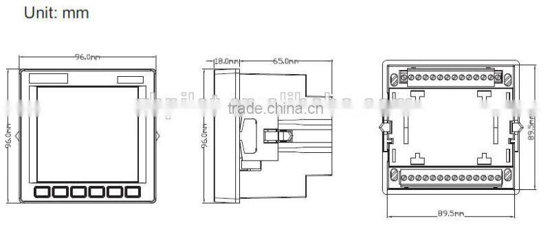 PMAC625 voltage current power meter