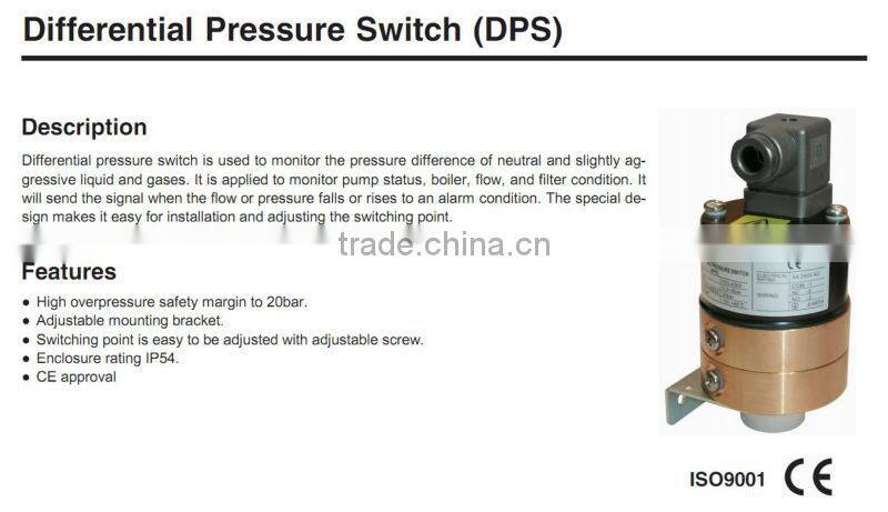 Liquid & Gas Differential pressure switch