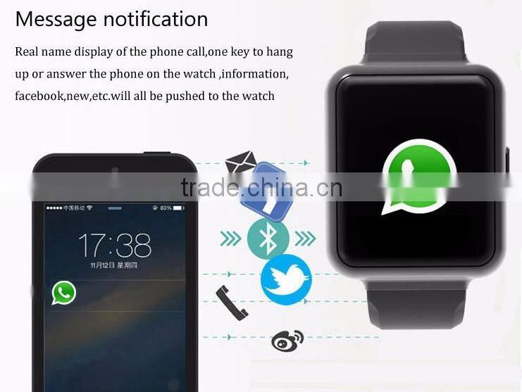 New 2016 Smart Q1 1.54 Inch 2.5D Sapphire Touch Panel MTK6580 Quad Core 3G Wifi Smart Watch