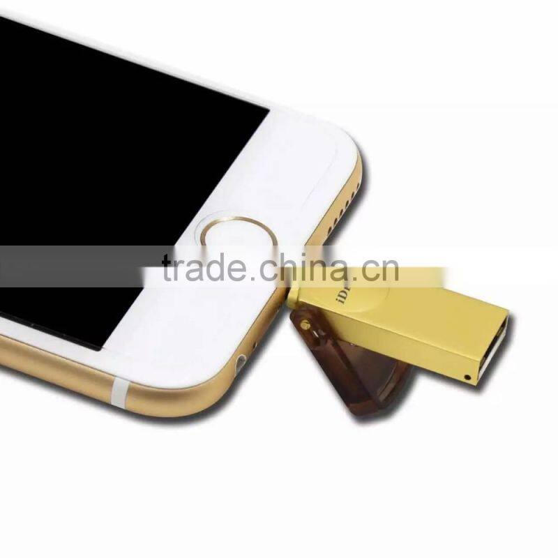 iDrive Custom Wholesale Bulk Cheap OTG USB 2.0 Flash Drive for iPhone