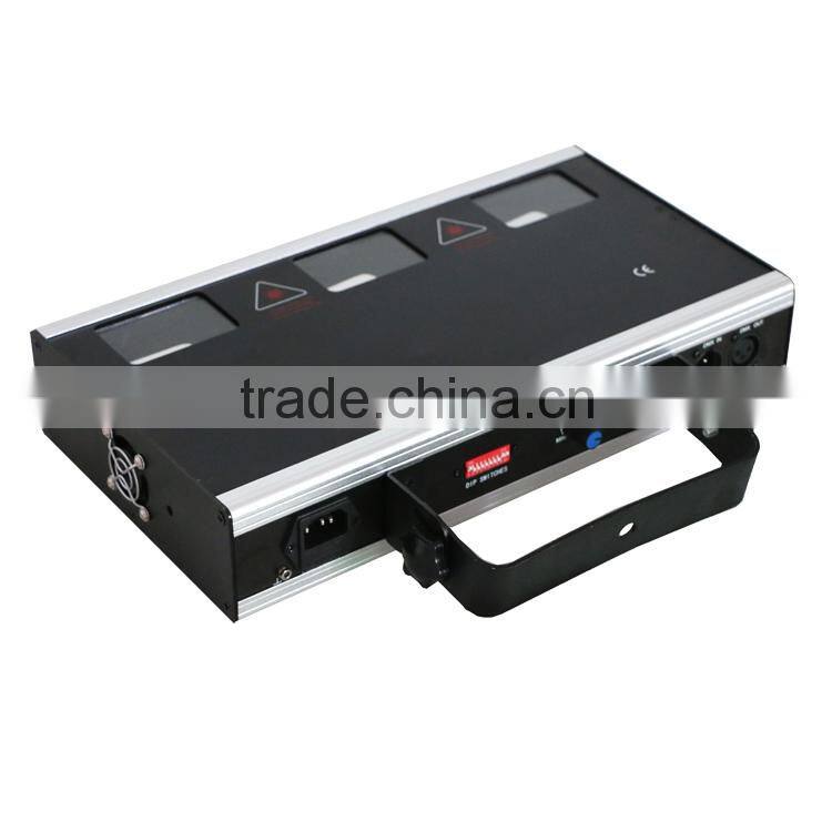 Mini laser disco lights 3 head laser light