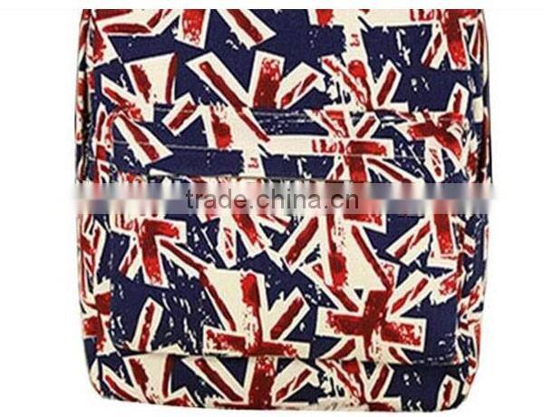 Hippie Facebook Canvas Backpacks Student School Bag Cartoon mc Print Rucksack Outdoor Travel Pack Graffit