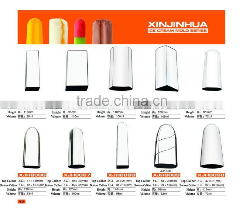 Custom Shaped Stainless Steel FIgure Ice Pop Mold