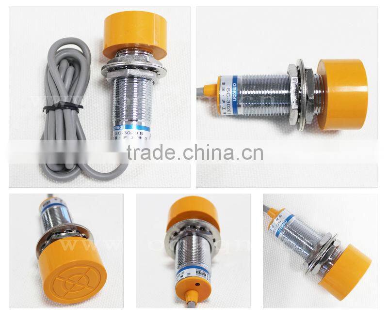 CE DC PNP NO+NC 20mm inductive transducer proximity sensor SC-3020CD