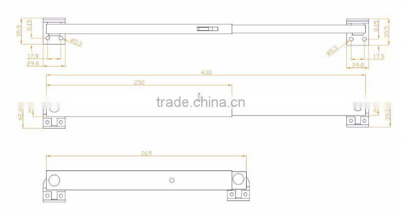 Heavy Duty Industrial Furniture Extension Door Desk Table Bed Sofa Metal Adjustable Angle Height Hinge