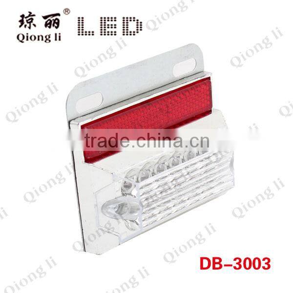 clear 12 LEDs iron plate anti-shock long lifespan widely used led signal light