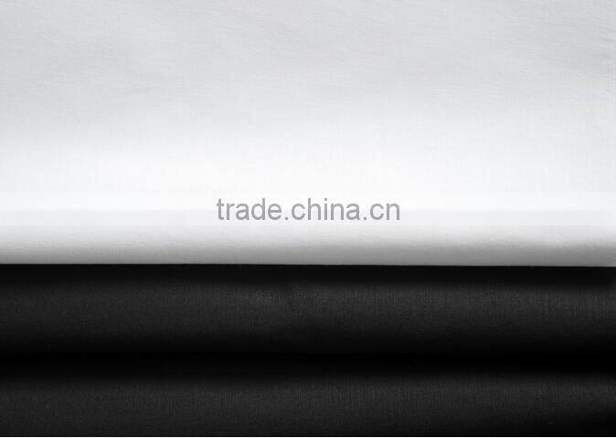 Elastic comfortable shirt fabrics Plain cotton stretch poplin