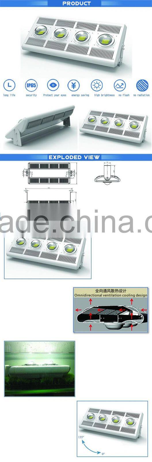 china suppliers manufacturers outdoor led 150W led floodlight