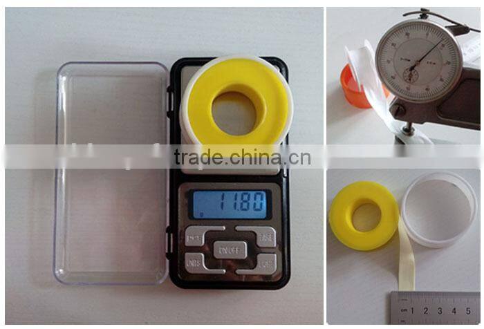 2015 hot selling 12mm self adhesive ptfe tape expanded ptfe sealing tape