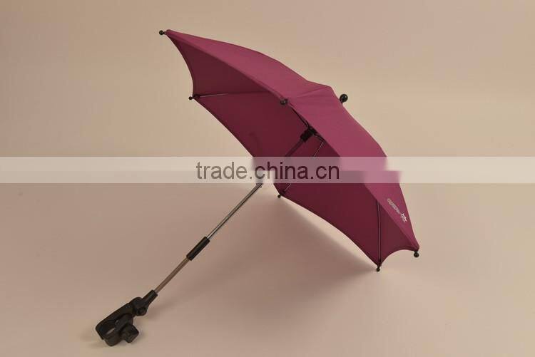 OEM high quality Baby Stroller Umbrella For Baby Car with clamp