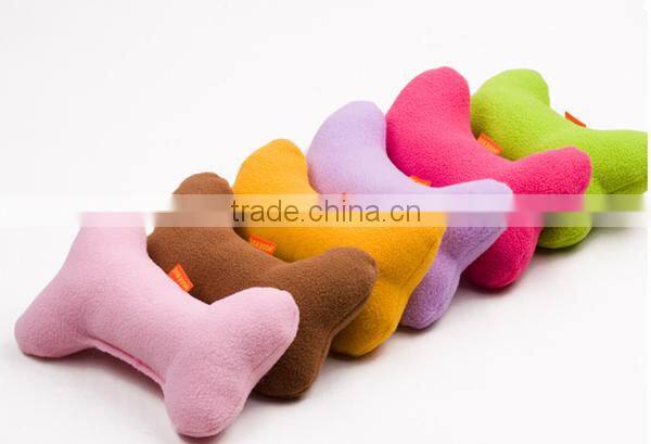 Fuzzy Dog Bone Chew Toy