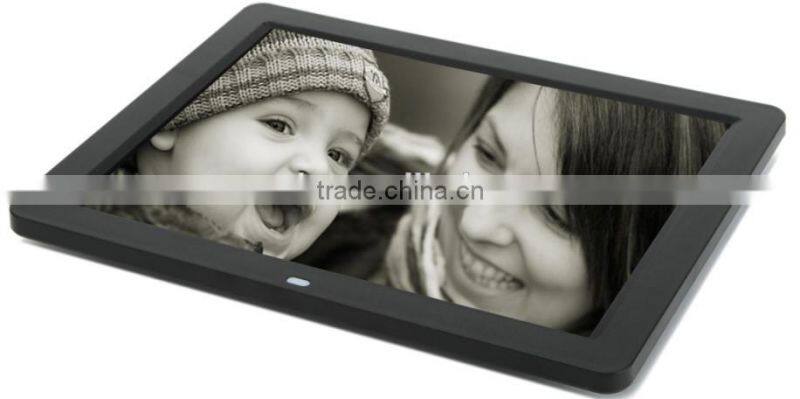 12 inch HD picture video music play digital photo frame
