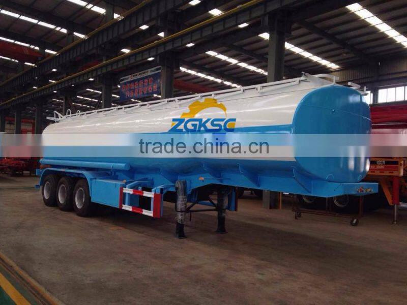 2015 Hot Sale stainless steel Fuel Oil Tanker Trailer