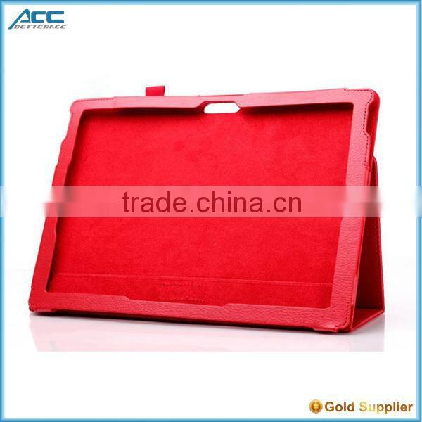 Alibaba Factory High Quality PU Leather Stand Protective Cover Case For Microsoft Surface Pro 3