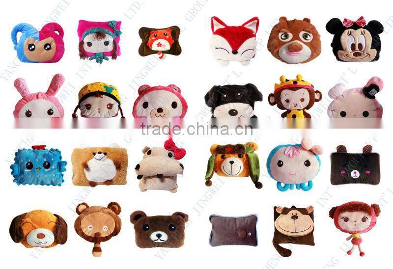 custom printed rechargeable electric shoulder hot water bag, medical hot water bag