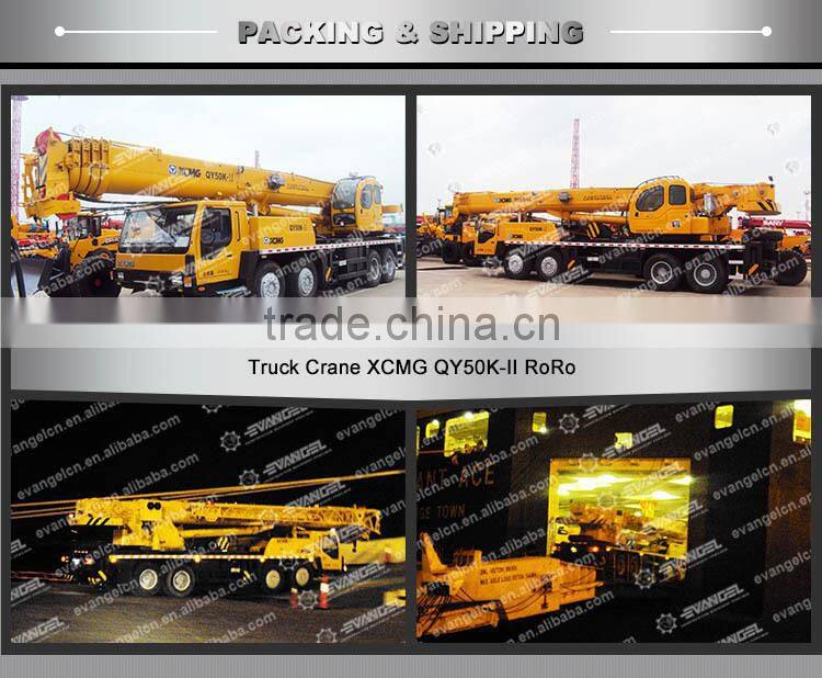 Good working confdition XCMG 50 ton crane used crane truck, used truck crane