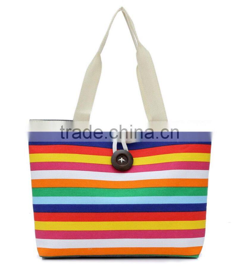 Personalized Printed Life of Tree Canvas Beach Handbag Tote Purse