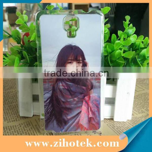 2D blank sublimation mobile phone case for Samsung Note 3 Lite N7505