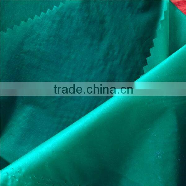 10D 470T textile fabric nylon ripstop taffeta semi dull waterproof raincoat fabric