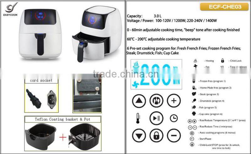 ECF-YD08 air fryer