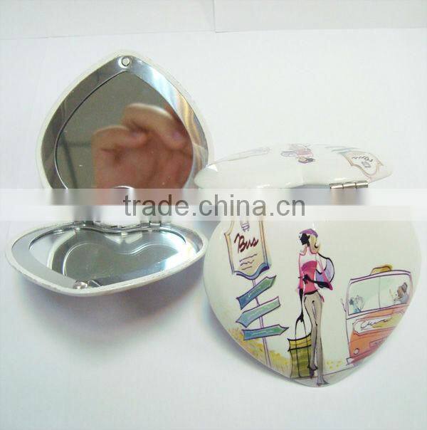 Makeup Metal Mirror in Aluminum High Quality Cosmetic Mirror/Compact Mirror