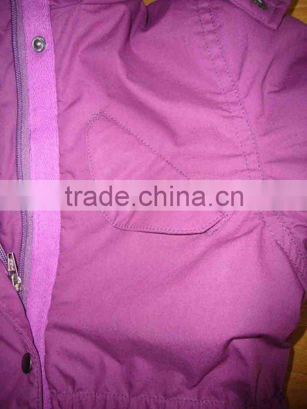 Girls pink Cotton cotton varsity coats and jackets