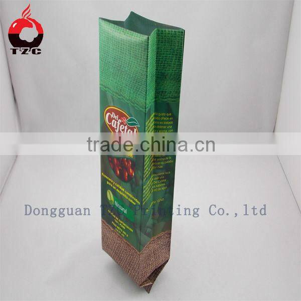 CPP/VMCPP printed middle seal side qussete bag for food packaging