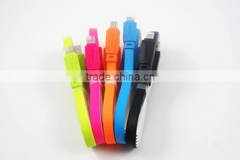 1M ABS Injection shell TPE lines USB Data&Sync Charger Cable For Android iPhone