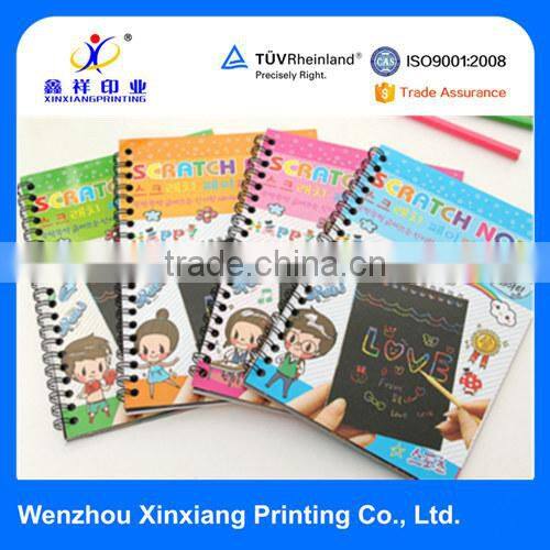 Various Kinds of Latest Design High Quality Scratch Book with a Wood Pen