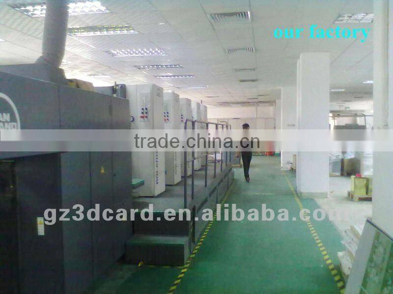 2013 newest 3D lenticular framed picture with PS material