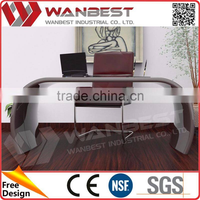 Half Round Office Desk Artistic Design U Type Office Desk