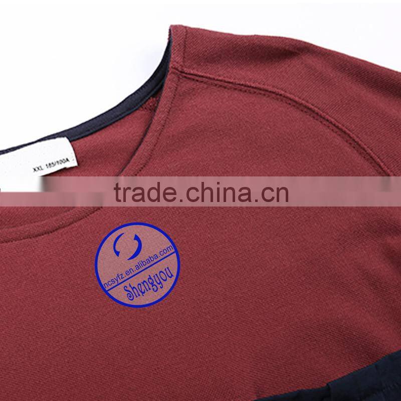 Custom OEM Raglan Sleeve Pocket T Shirt for Men