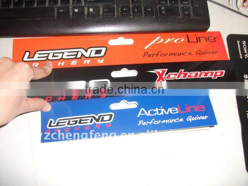 Paper hang cards printing