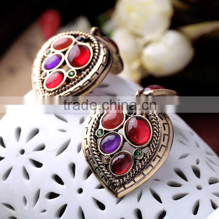 Simple Fashion Hot Sale Exquisite Elegant delicate heart earring, dangling earring, fantasy earring wholesale