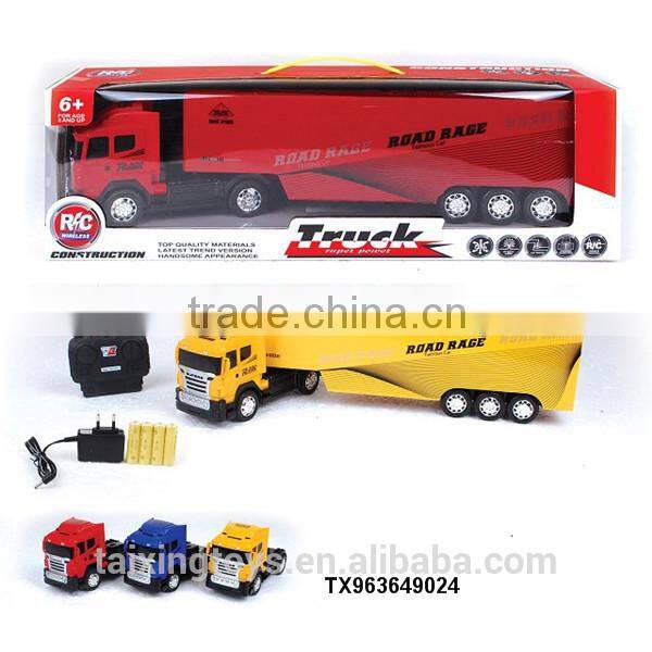 4CH Radio Control Container/Tractor Truck Kids Battery Charger Toys