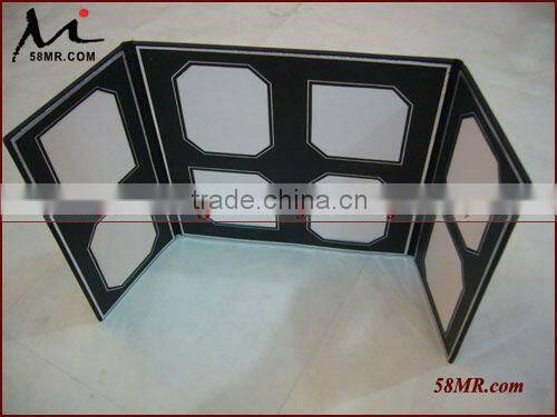 Wedding Photo Folioes folding out photo holder,Photo Holder with Stand Clips,Photo Holder