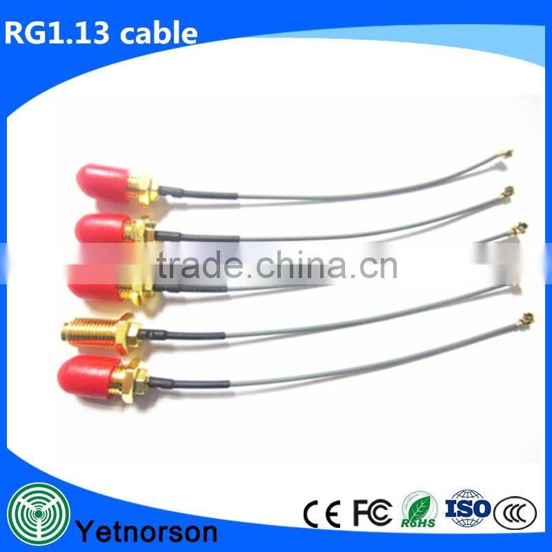 MCX RFJumper cable Antenna RF coaxial Cable with RG178/RG316/RG174 pigtail cable