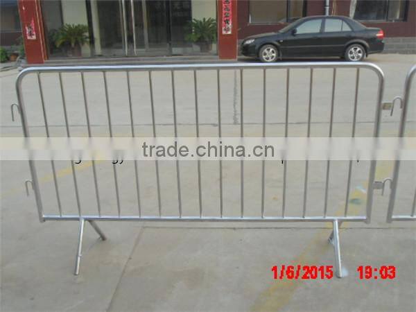 Fixed Leg 2.3m Bar Pedestrian Barrier