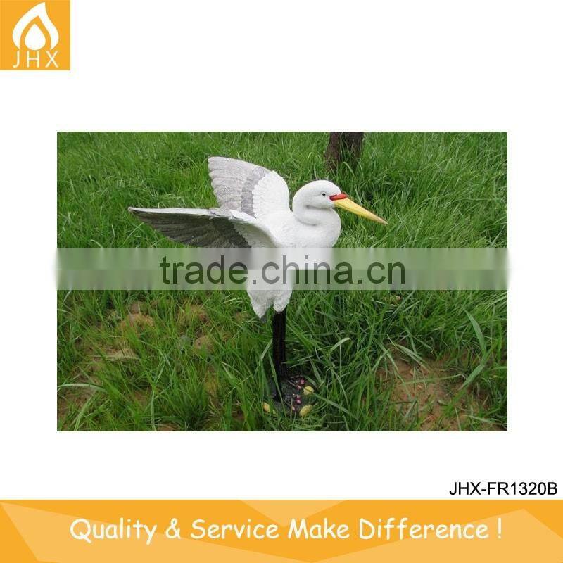 JHX Ready To Fly Garden Statue Crane