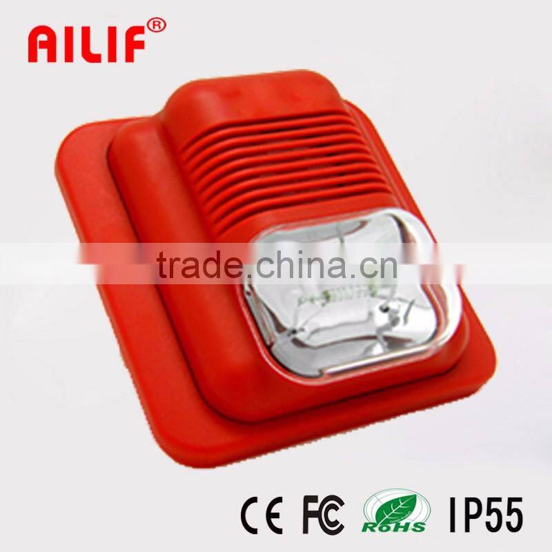 China Three Sounds Source 24V Fire Alarm Strobe Siren LM-109