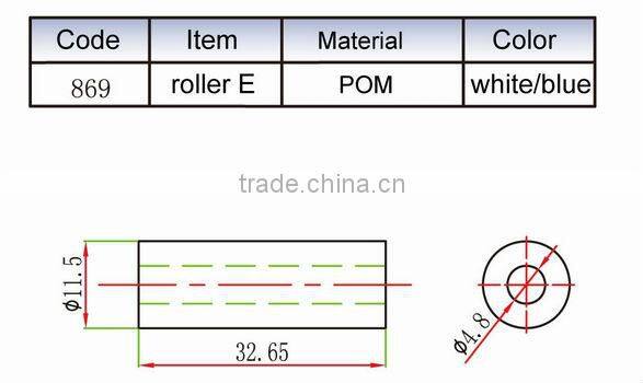 Guide Rail Rollers E for 910