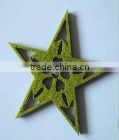 Very cute stars felt cup placemat and stars felt table placemats