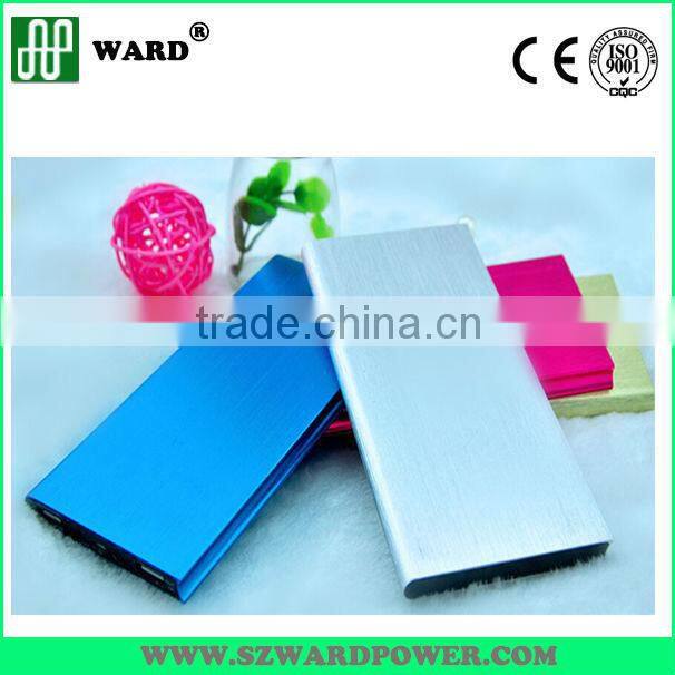 A grade Polymer lithium battery High quality universal power bank 5200mah-10000mah portable mobile battery bank