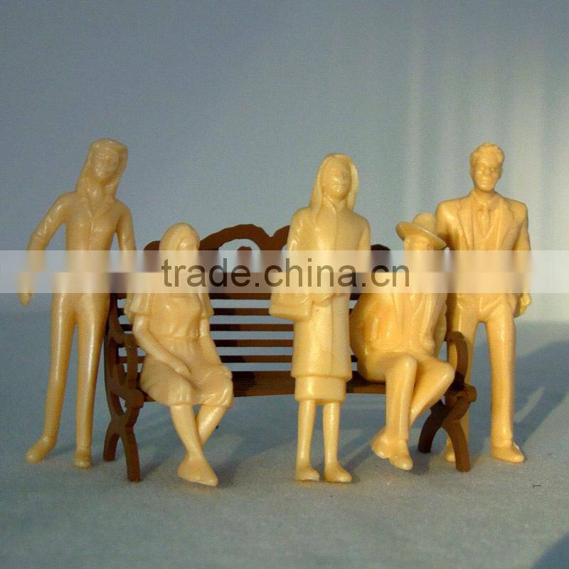 artificial model human skin sitting figure, model artificial figure, model sitting resin figure for 1/25